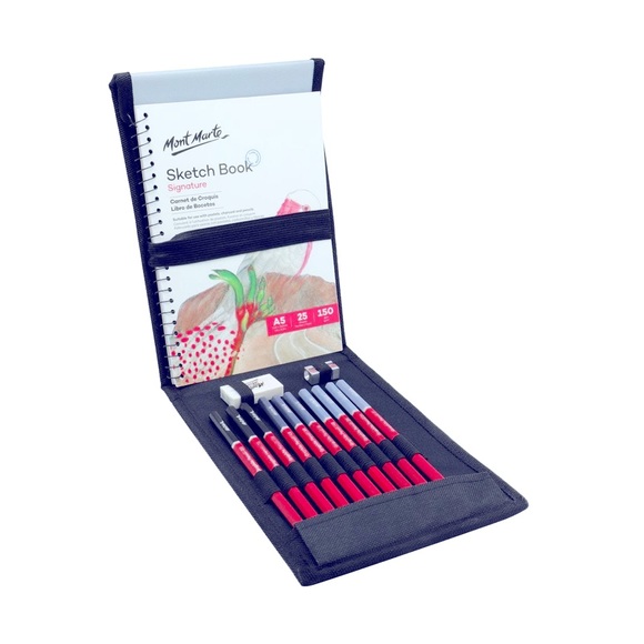 MontMarte 14pc Sketching Wallet Set - Picture 2 of 7